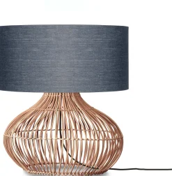 Tafellampen|Tafellampen-Good&Mojo Kalahari M Tafellamp Natural, Dark Grey