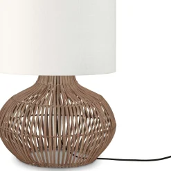 Tafellampen|Tafellampen-Good&Mojo Kalahari S Tafellamp Natural, White