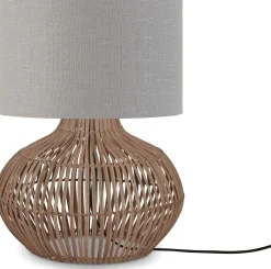Tafellampen|Tafellampen-Good&Mojo Kalahari S Tafellamp Natural, Light Grey