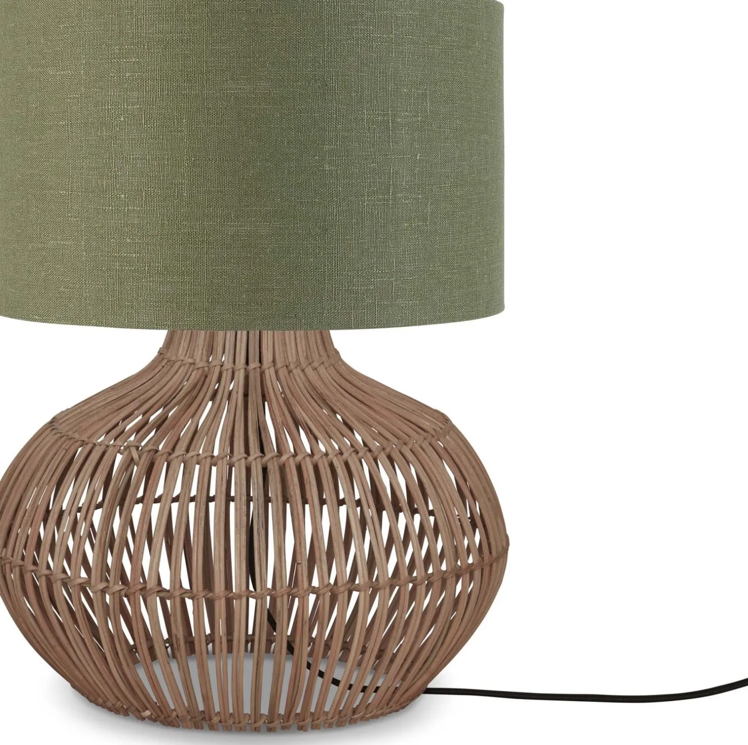 Tafellampen|Tafellampen-Good&Mojo Kalahari S Tafellamp Natural, Green Forest