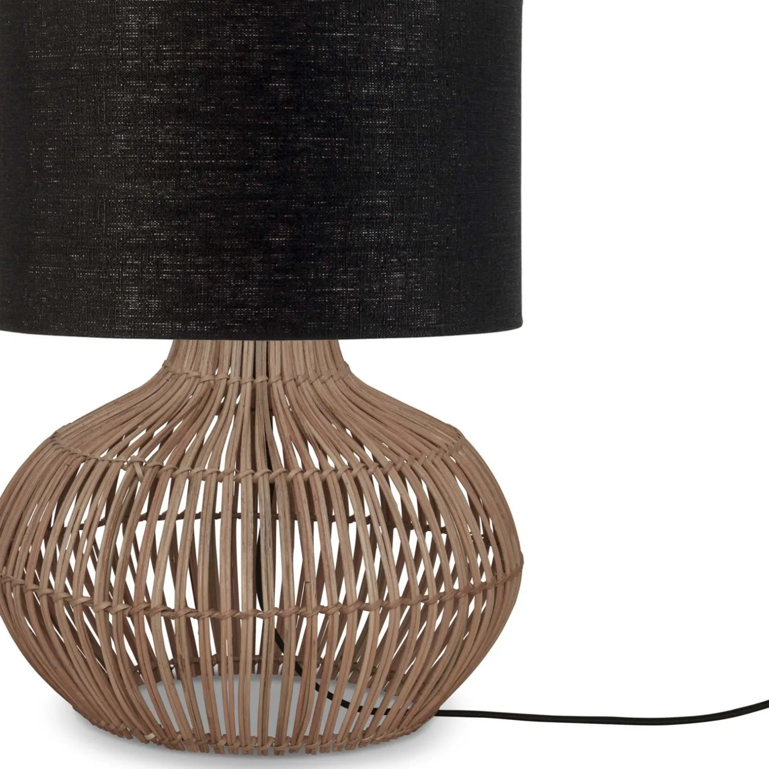 Tafellampen|Tafellampen-Good&Mojo Kalahari S Tafellamp Natural, Black