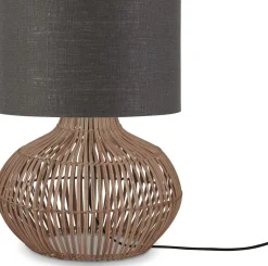 Tafellampen|Tafellampen-Good&Mojo Kalahari S Tafellamp Natural, Dark Grey