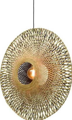 Hanglampen|Hanglampen-Good&Mojo Kalimantan Bamboo Hanglamp Natural/black