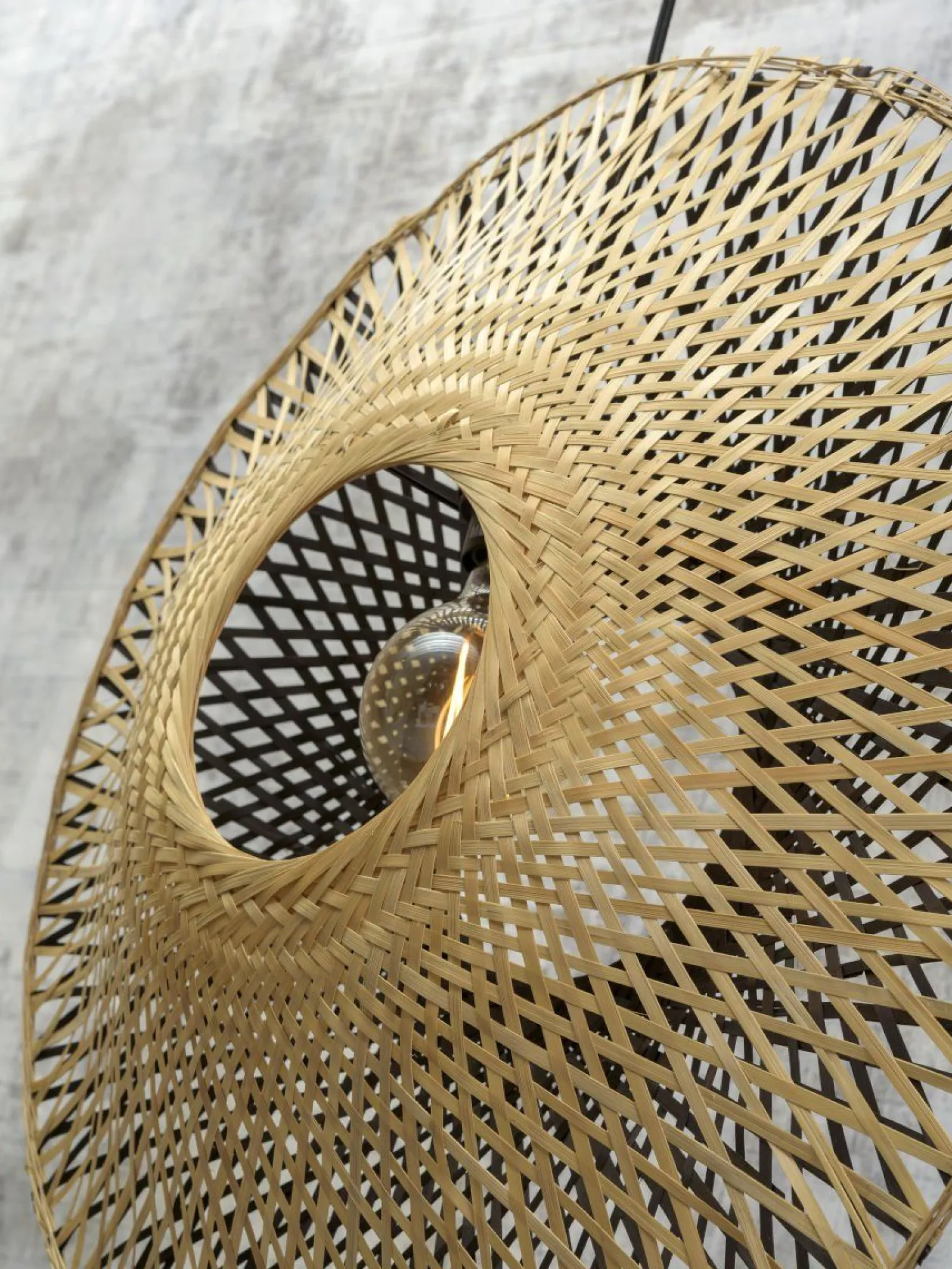 Hanglampen|Hanglampen-Good&Mojo Kalimantan Bamboo Hanglamp Natural/black