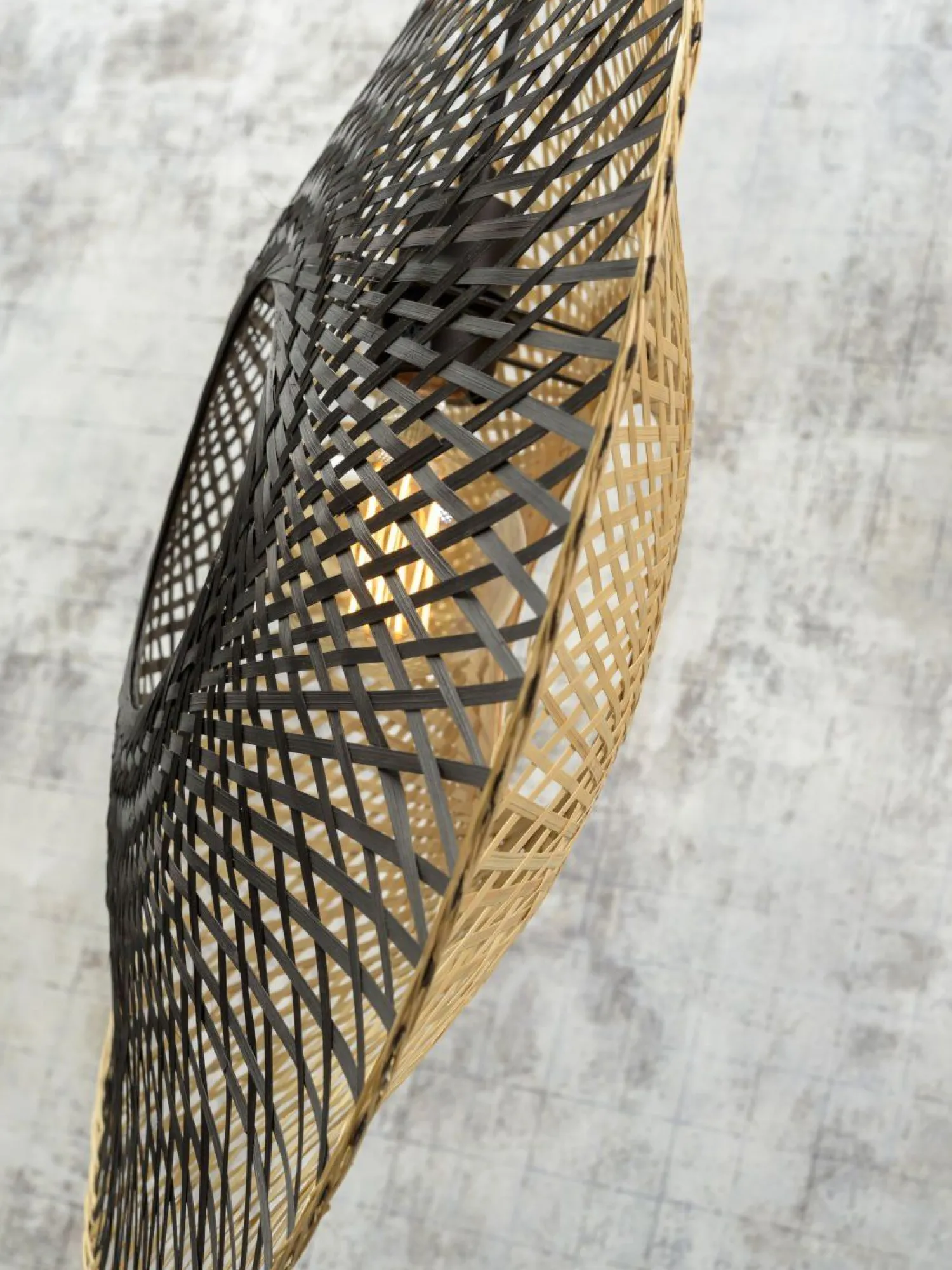 Hanglampen|Hanglampen-Good&Mojo Kalimantan Bamboo Hanglamp Natural/black