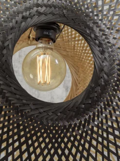 Hanglampen|Hanglampen-Good&Mojo Kalimantan Bamboo Hanglamp Natural/black