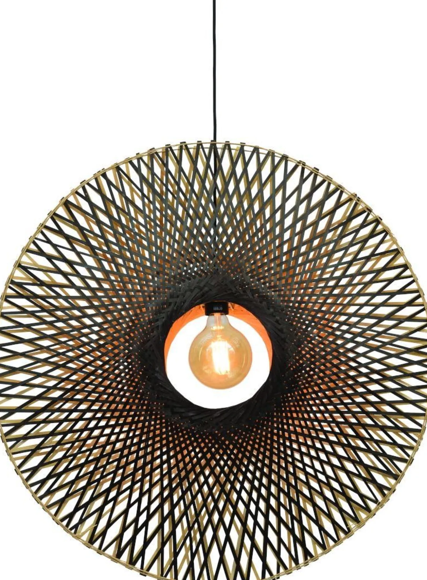 Hanglampen|Hanglampen-Good&Mojo Kalimantan Bamboo Hanglamp Natural/black