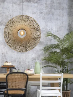 Hanglampen|Hanglampen-Good&Mojo Kalimantan Bamboo Hanglamp Natural/black