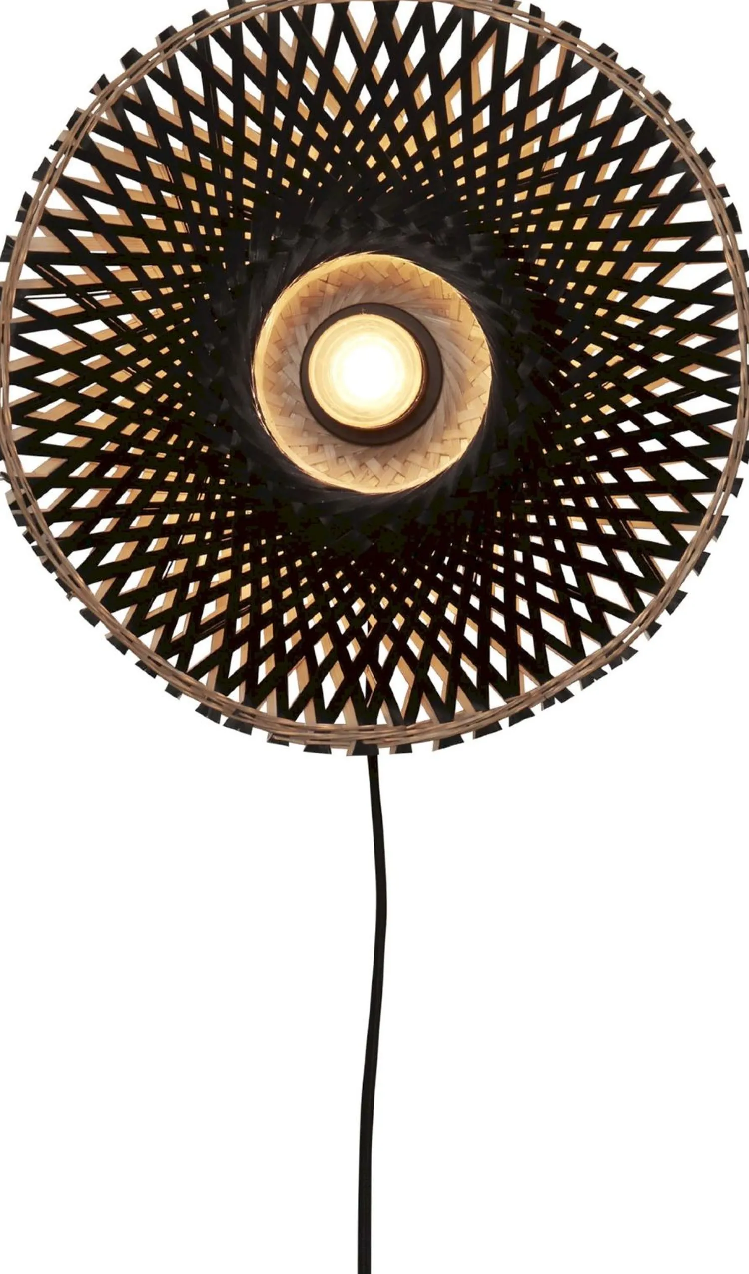 Wandlampen|Wandlampen-Good&Mojo Kalimantan Wandlamp Black