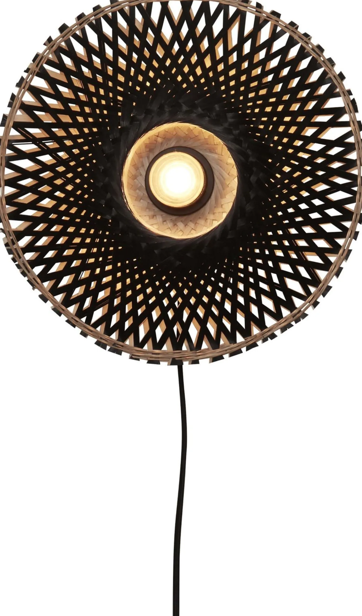 Wandlampen|Wandlampen-Good&Mojo Kalimantan Wandlamp Black