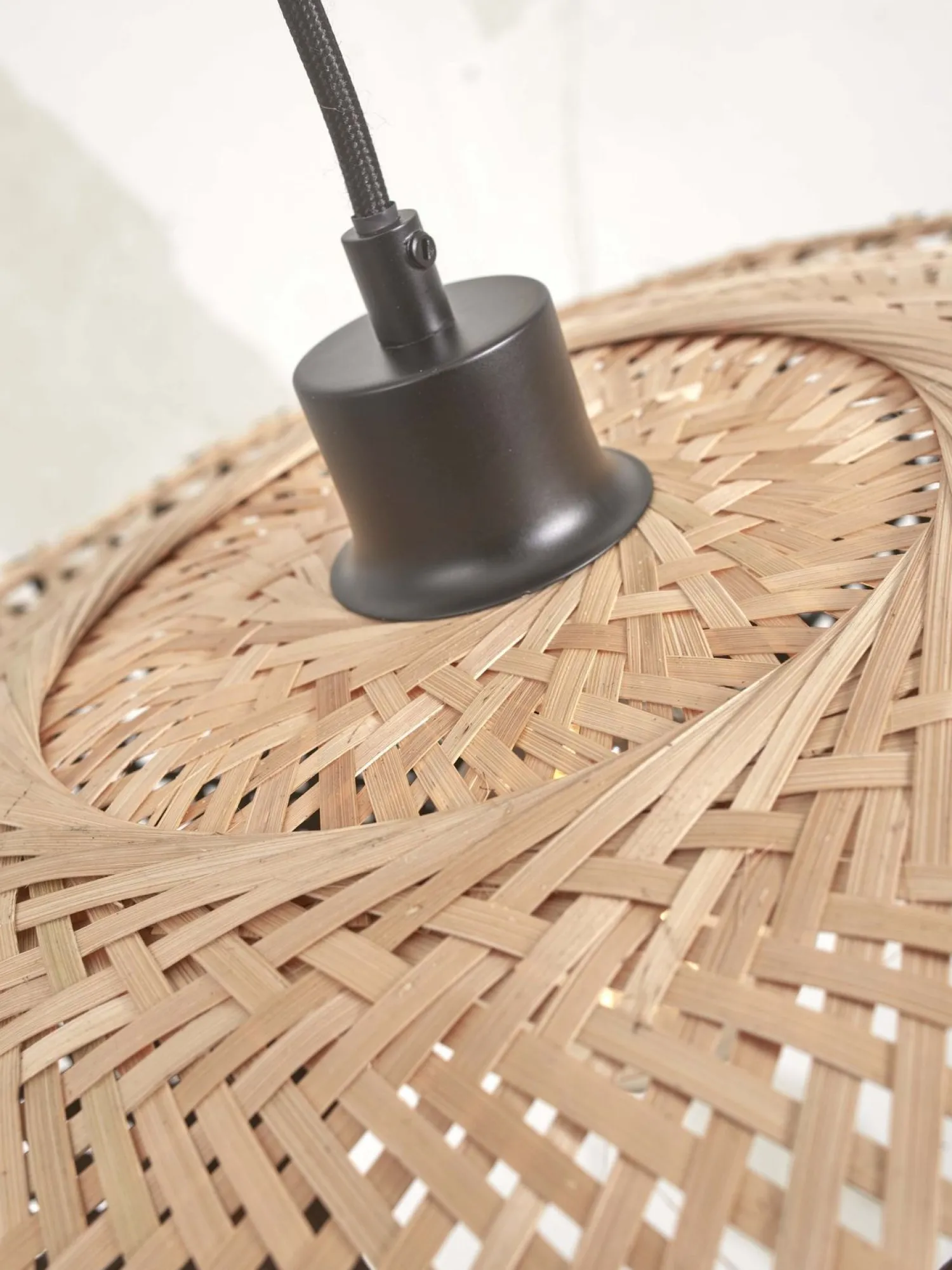 Hanglampen|Hanglampen-Good&Mojo Kalimantan L Hanglamp Black, Natural
