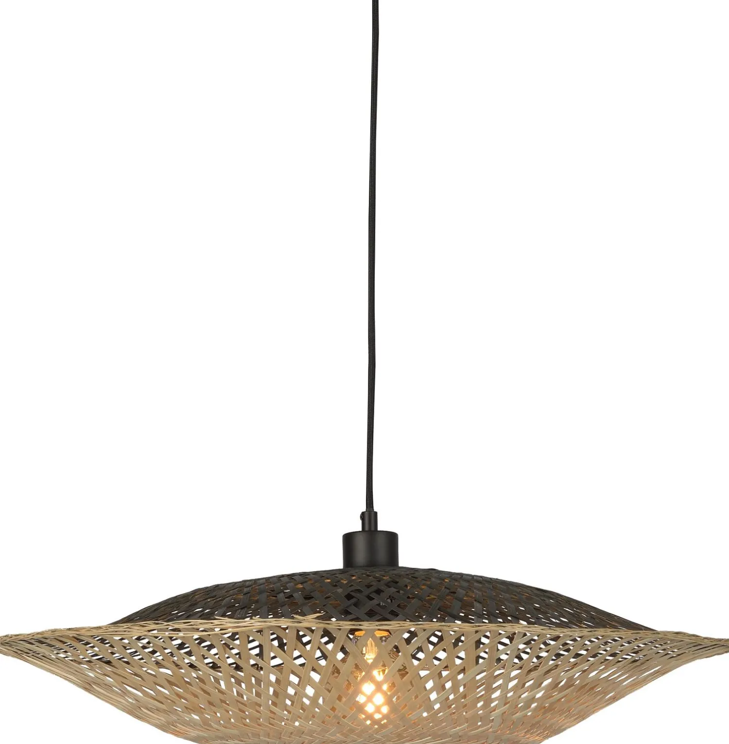 Industriële Hanglampen|Industriële Hanglampen-Good&Mojo Kalimantan S Hanglamp Naturel
