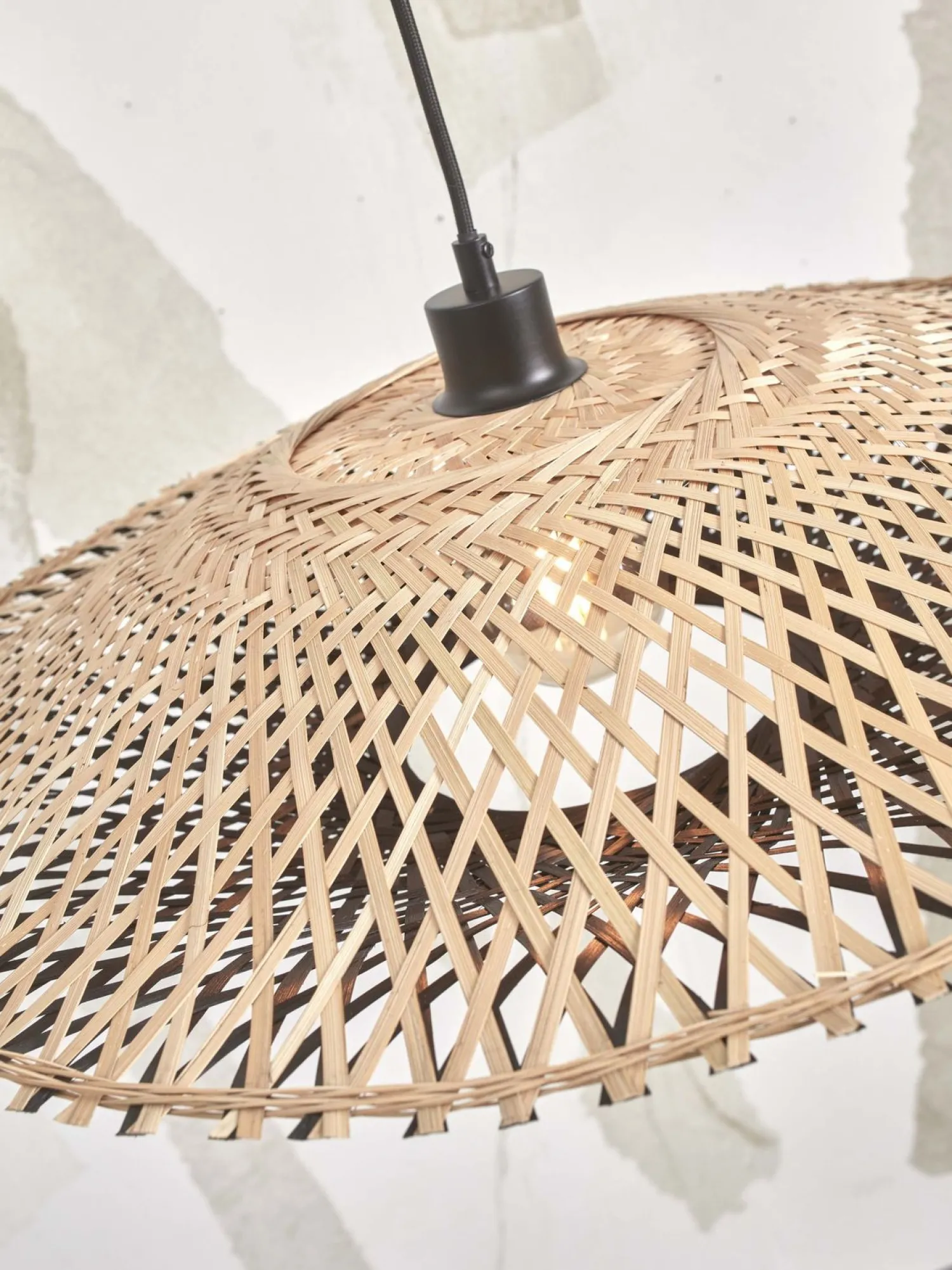 Hanglampen|Hanglampen-Good&Mojo Kalimantan S Hanglamp Black, Natural