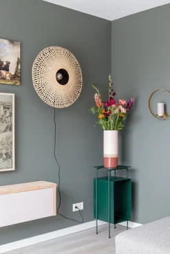 Wandlampen|Wandlampen-Good&Mojo Kalimantan Wandlamp zwart