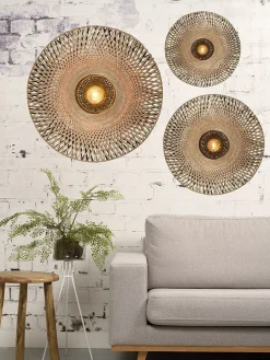 Wandlampen|Wandlampen-Good&Mojo Kalimantan Wandlamp zwart