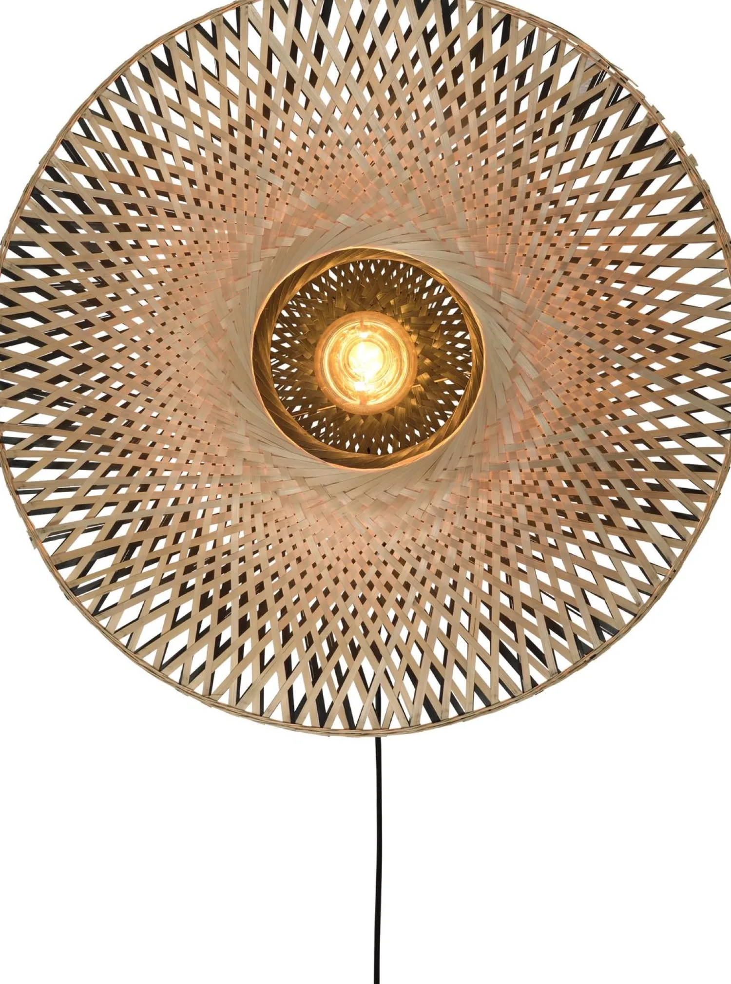 Wandlampen|Wandlampen-Good&Mojo Kalimantan Wandlamp zwart