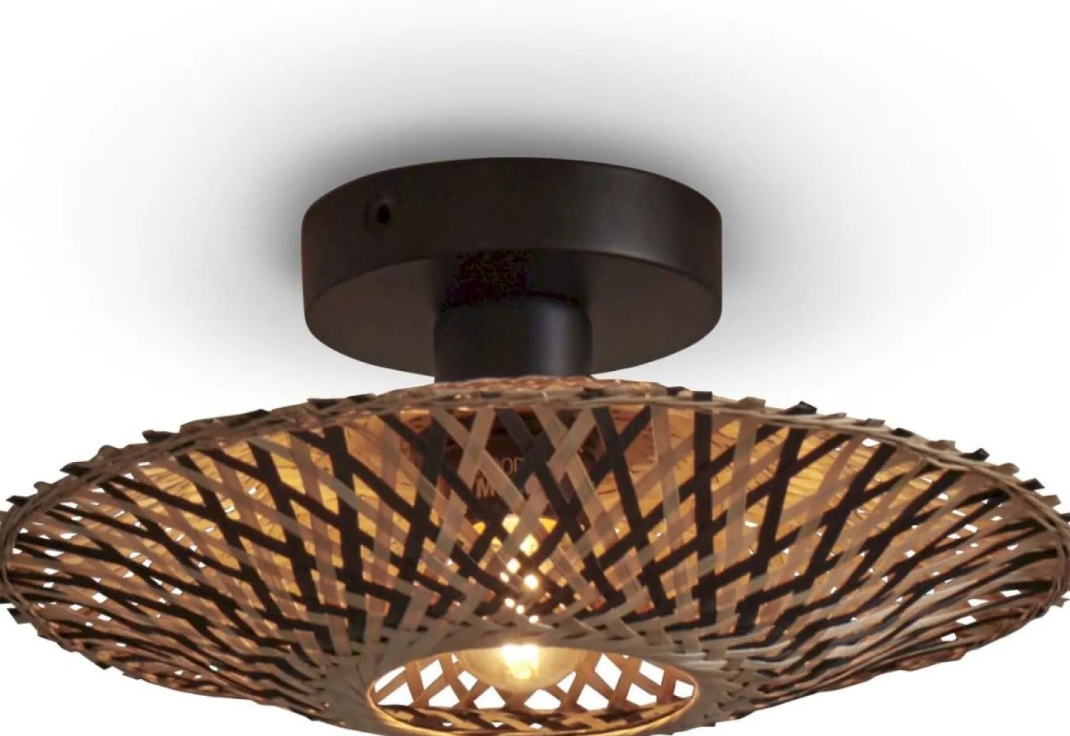 Plafondlampen|Plafondlampen-Good&Mojo Kalimantan XS Plafondlamp Natural, Black