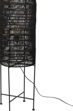 Industriële Vloerlampen|Vloerlampen-Dutchbone Kari Vloerlamp Black