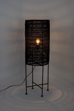 Industriële Vloerlampen|Vloerlampen-Dutchbone Kari Vloerlamp Black