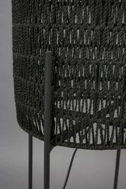 Industriële Vloerlampen|Vloerlampen-Dutchbone Kari Vloerlamp Black