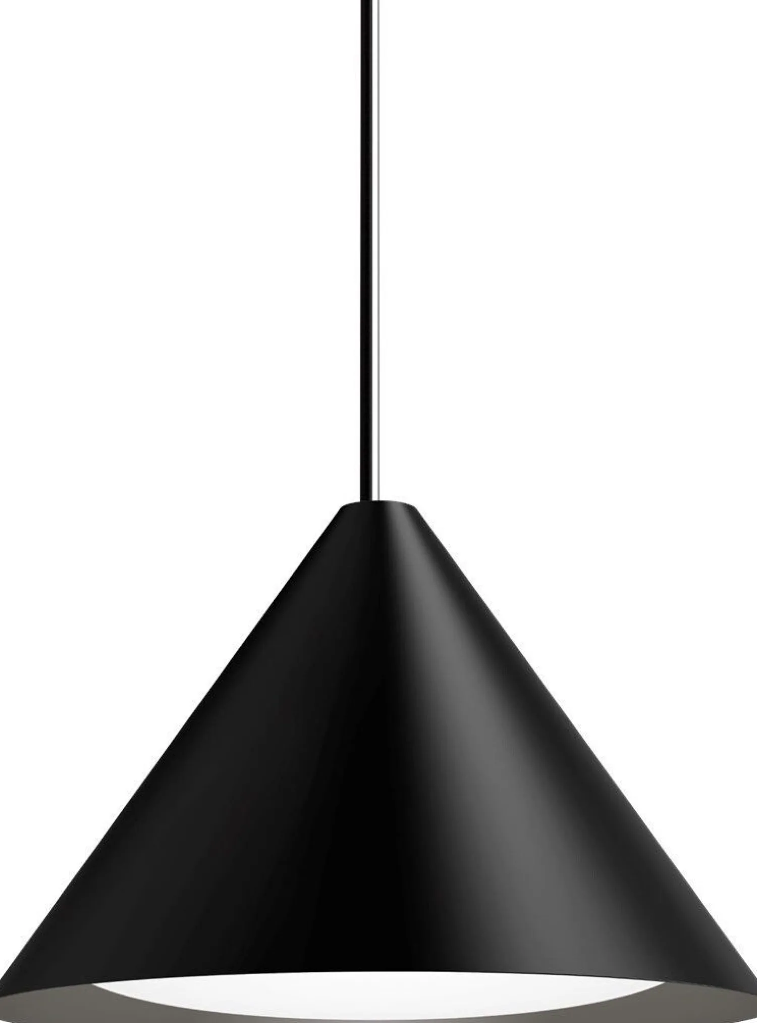 Design Hanglampen|Design Hanglampen-Louis Poulsen Keglen Hanglamp Black