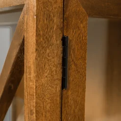 Vitrinekasten-WOOOD Kella Vitrinekast Naturel