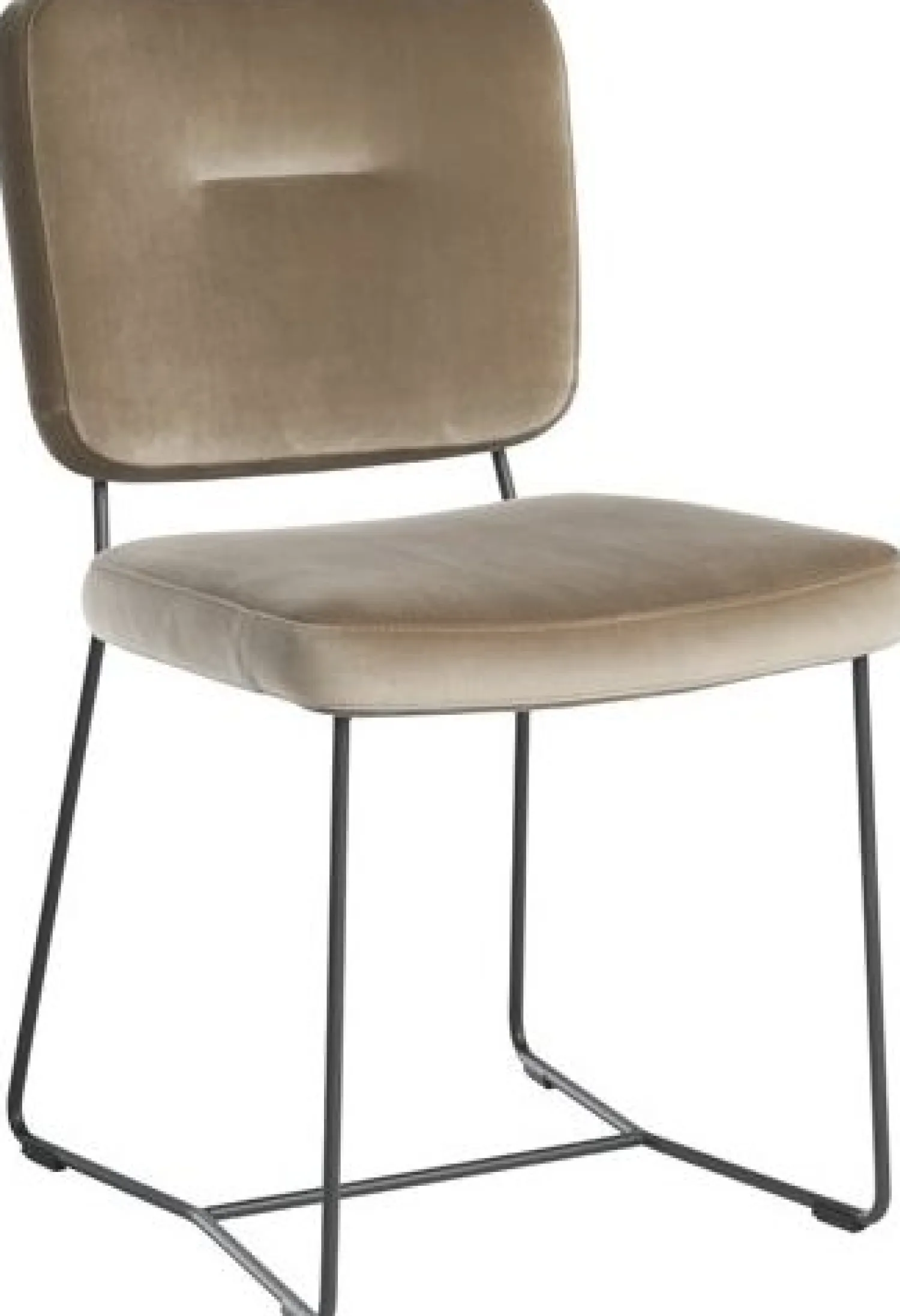 Design Stoelen|Eetkamerstoelen Zonder Armleuning-Bert Plantagie Kiko Plus Eetkamerstoel Taupe