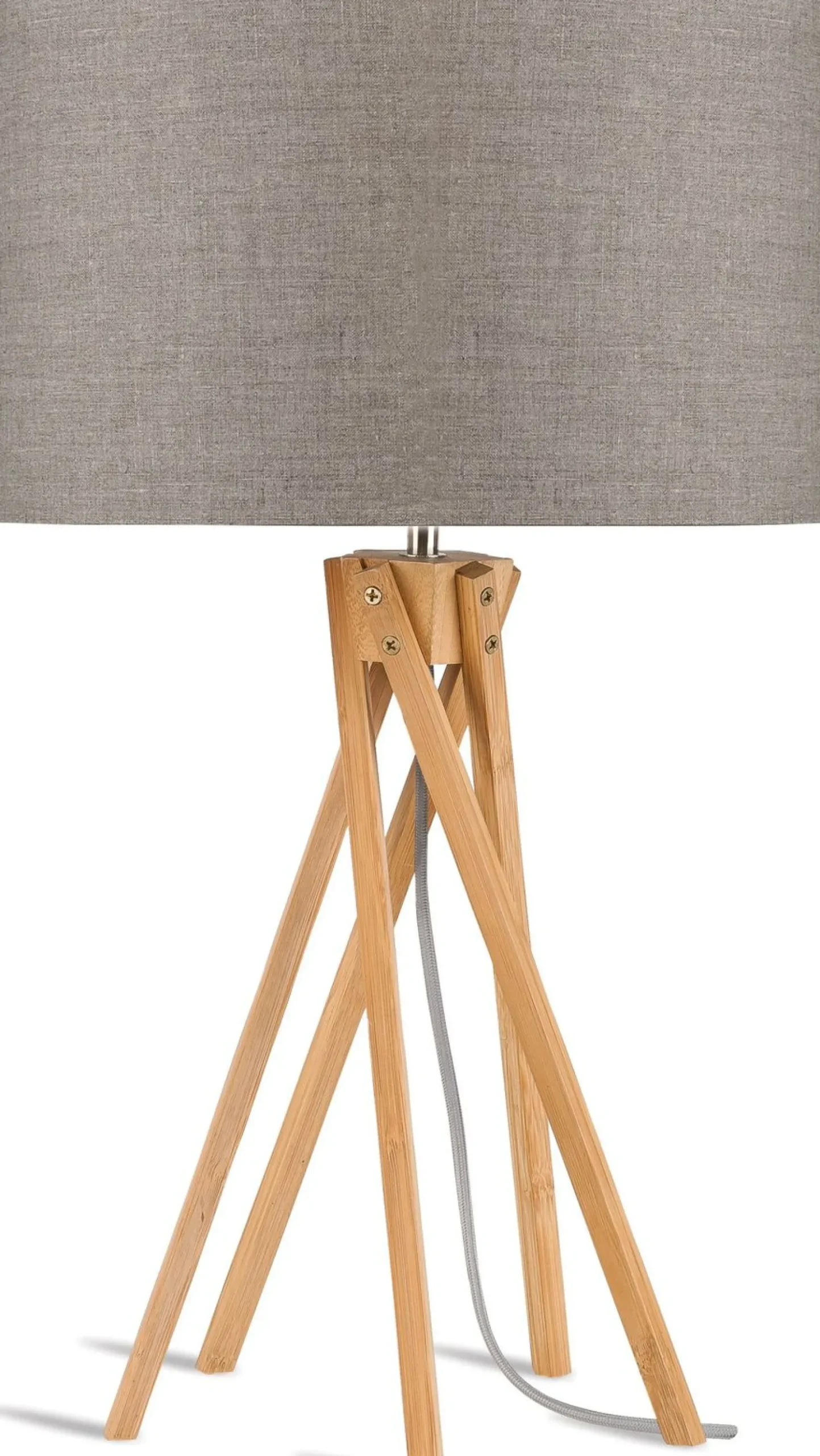 Tafellampen|Tafellampen-Good&Mojo Kilimanjaro Tafellamp taupe
