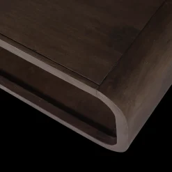 Houten Salontafels-WOOOD Kinu Salontafel Donkerbruin