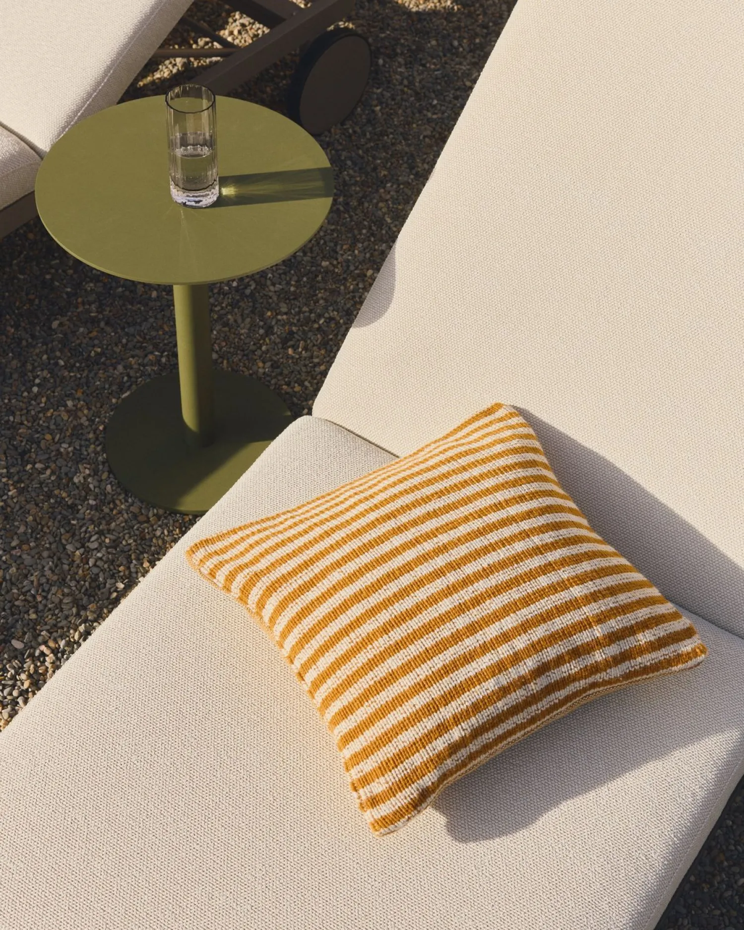 Tuinstoelen-Kave Home Kionia Ligstoel Grafiet
