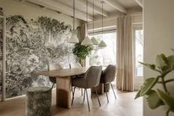 Eetkamerstoelen Met Armleuning-Bree's New World Kiq Armstoel Cognac