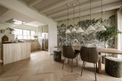 Eetkamerstoelen Met Armleuning-Bree's New World Kiq Armstoel Cognac