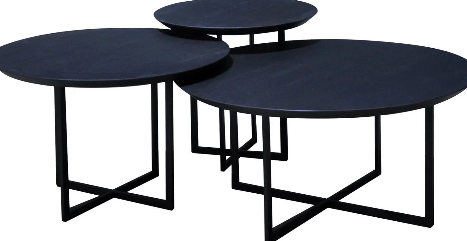 Houten Salontafels|Ronde Salontafels-Eijerkamp Collectie Kira Salontafel Luxury Brown