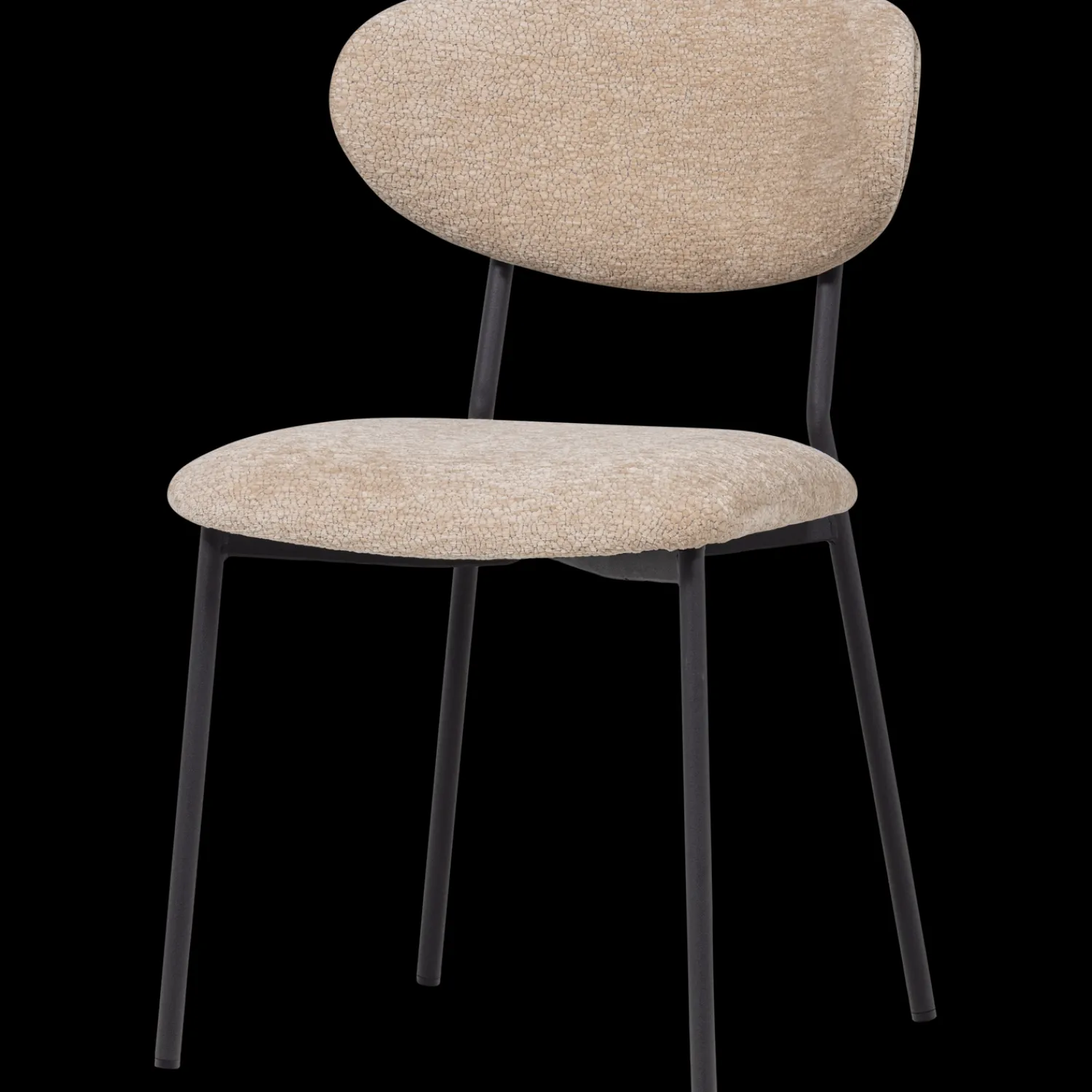 Eetkamerstoelen Zonder Armleuning-WOOOD Kjeld Eetkamerstoel Naturel