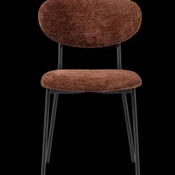 Eetkamerstoelen Zonder Armleuning-WOOOD Kjeld Eetkamerstoel Bruin