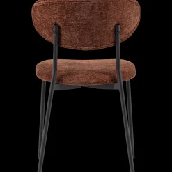 Eetkamerstoelen Zonder Armleuning-WOOOD Kjeld Eetkamerstoel Bruin
