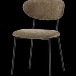 Eetkamerstoelen Zonder Armleuning-WOOOD Kjeld Eetkamerstoel Groen