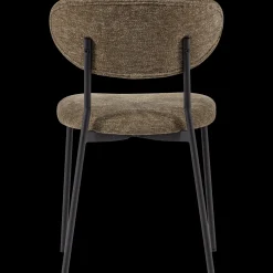Eetkamerstoelen Zonder Armleuning-WOOOD Kjeld Eetkamerstoel Groen