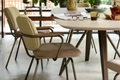 Eetkamerstoelen Met Armleuning-Eijerkamp Collectie Kobe Armstoel Naturel