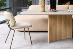 Eetkamerstoelen Zonder Armleuning-Eijerkamp Collectie Kobe Eetkamerstoel Naturel