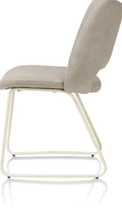 Eetkamerstoelen Zonder Armleuning-XOOON Kodi Pala Eetkamerstoel Licht Grijs
