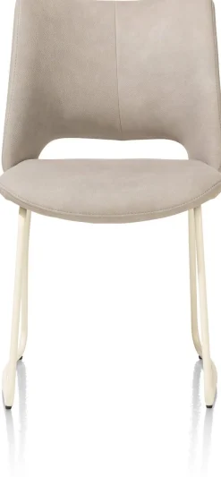Eetkamerstoelen Zonder Armleuning-XOOON Kodi Pala Eetkamerstoel Licht Grijs