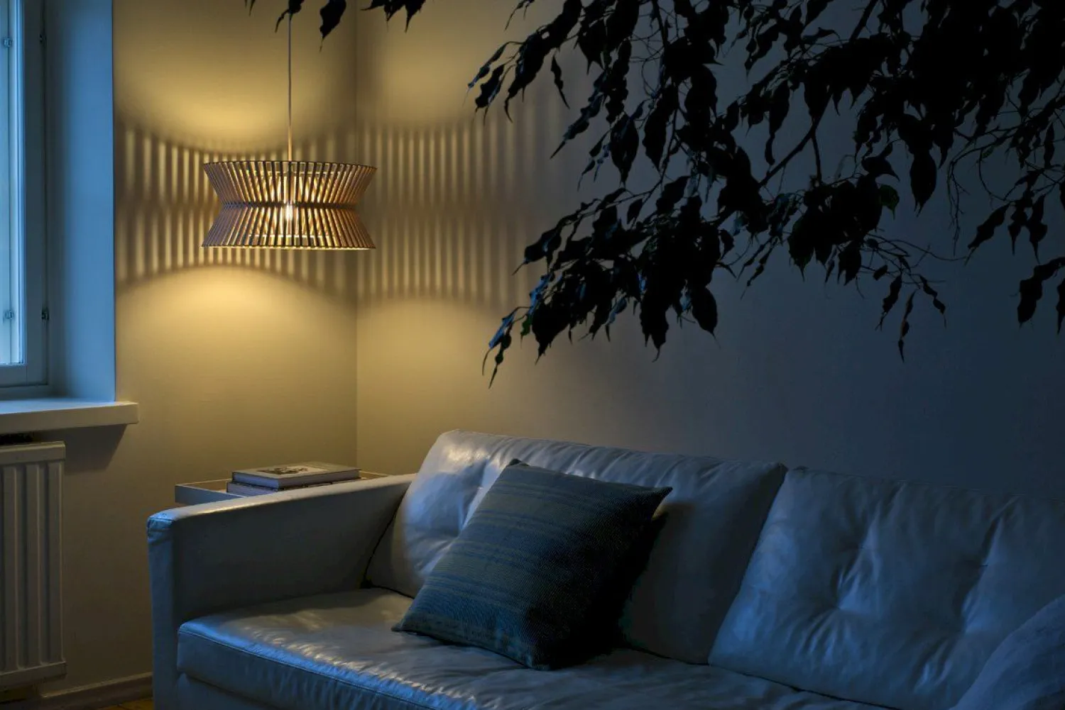 Design Hanglampen|Design Hanglampen-Secto Design Kontro 6000 Hanglamp Walnut