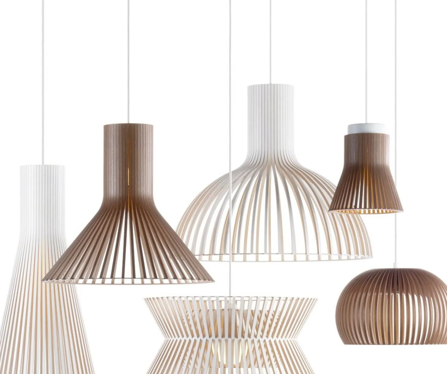 Design Hanglampen|Design Hanglampen-Secto Design Kontro 6000 Hanglamp White