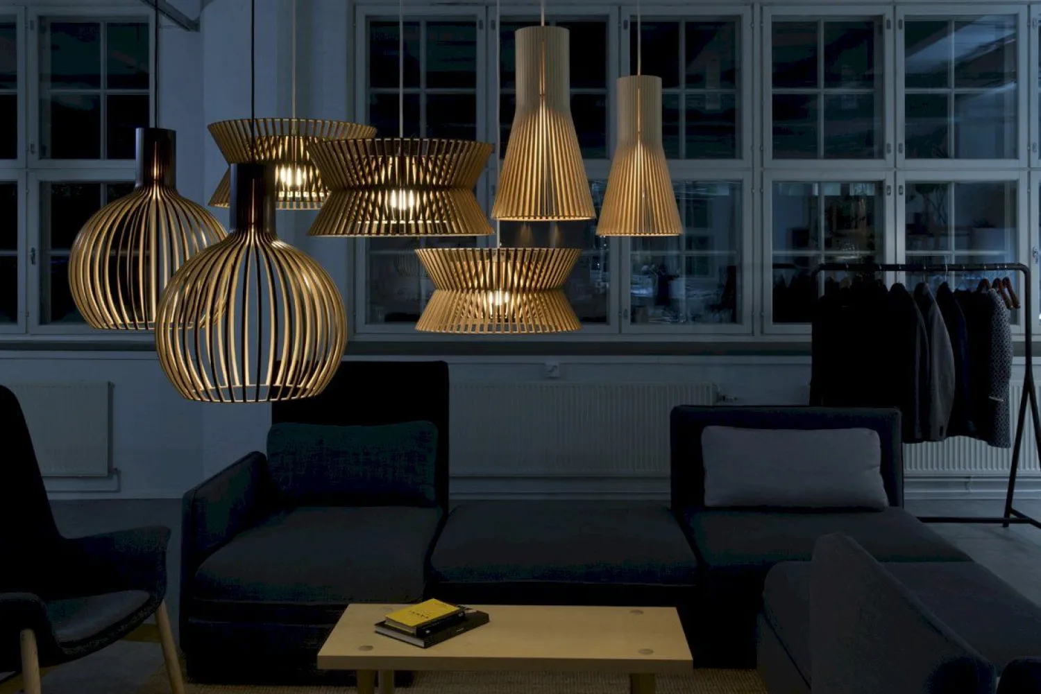Design Hanglampen|Design Hanglampen-Secto Design Kontro 6000 Hanglamp White