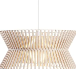 Design Hanglampen|Design Hanglampen-Secto Design Kontro 6000 Hanglamp Natural Birch