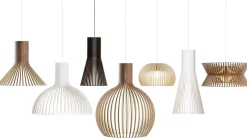 Design Hanglampen|Design Hanglampen-Secto Design Kontro 6000 Hanglamp Natural Birch