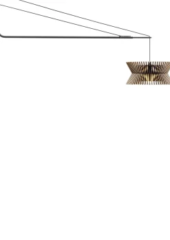 Design Hanglampen|Design Hanglampen-Secto Design Kontro 6000 Hanglamp Black