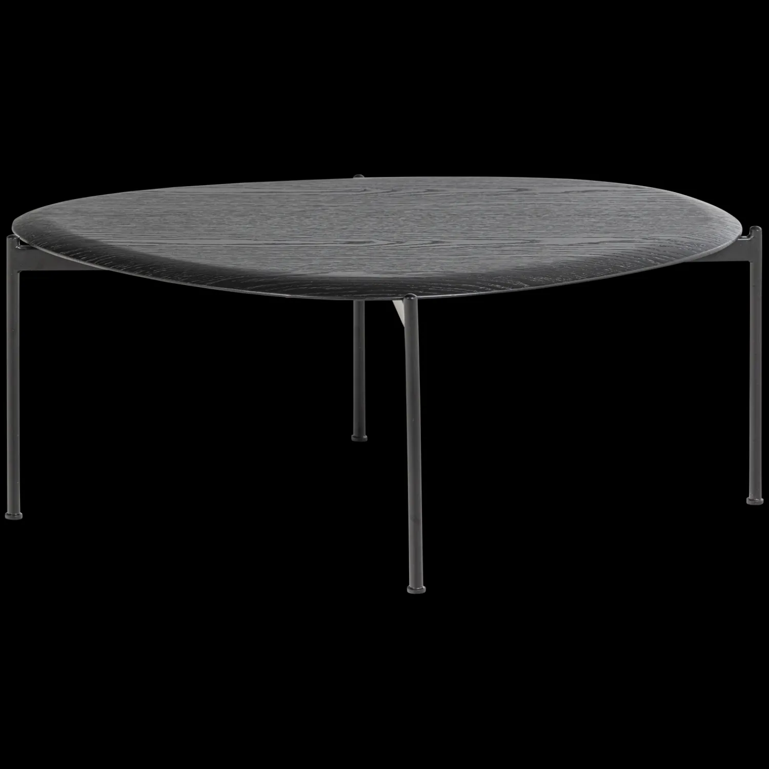 Organische Salontafels-WOOOD Kota Salontafel Zwart