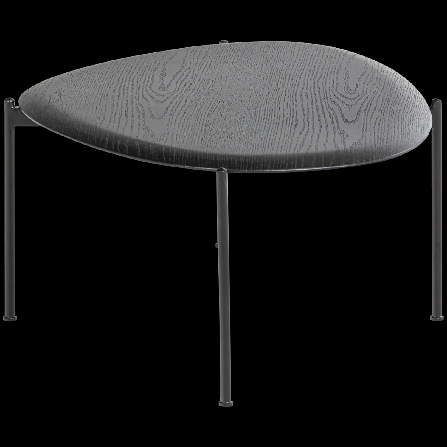 Organische Salontafels-WOOOD Kota Salontafel Zwart